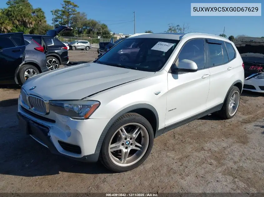 5UXWX9C5XG0D67629 2016 BMW X3 xDrive28I