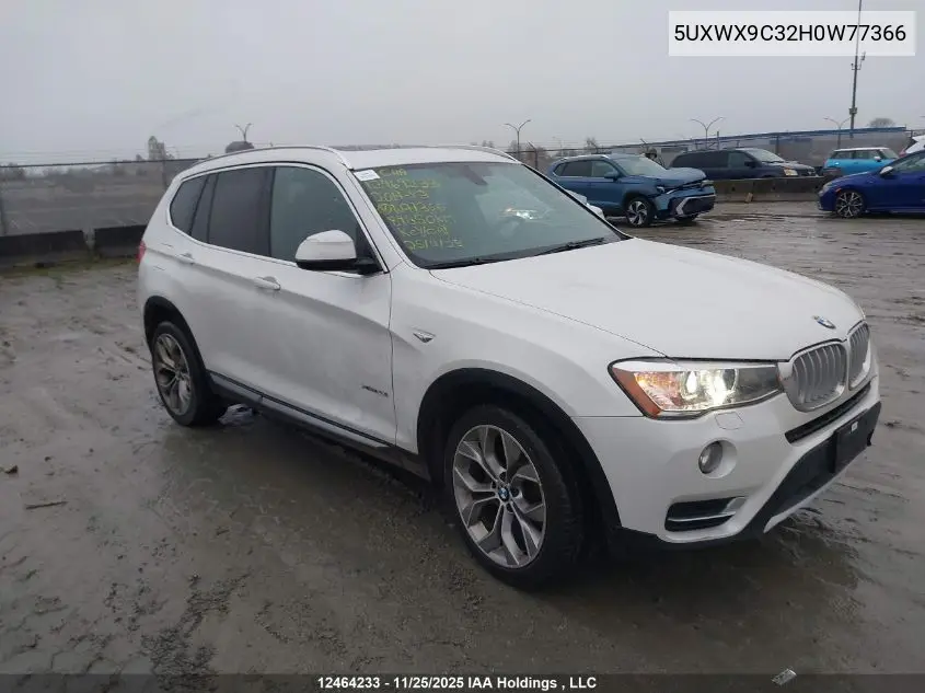 5UXWX9C32H0W77366 2017 BMW X3 xDrive28I