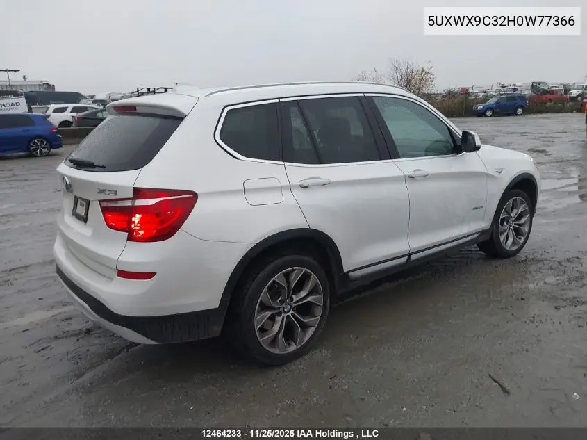 5UXWX9C32H0W77366 2017 BMW X3 xDrive28I