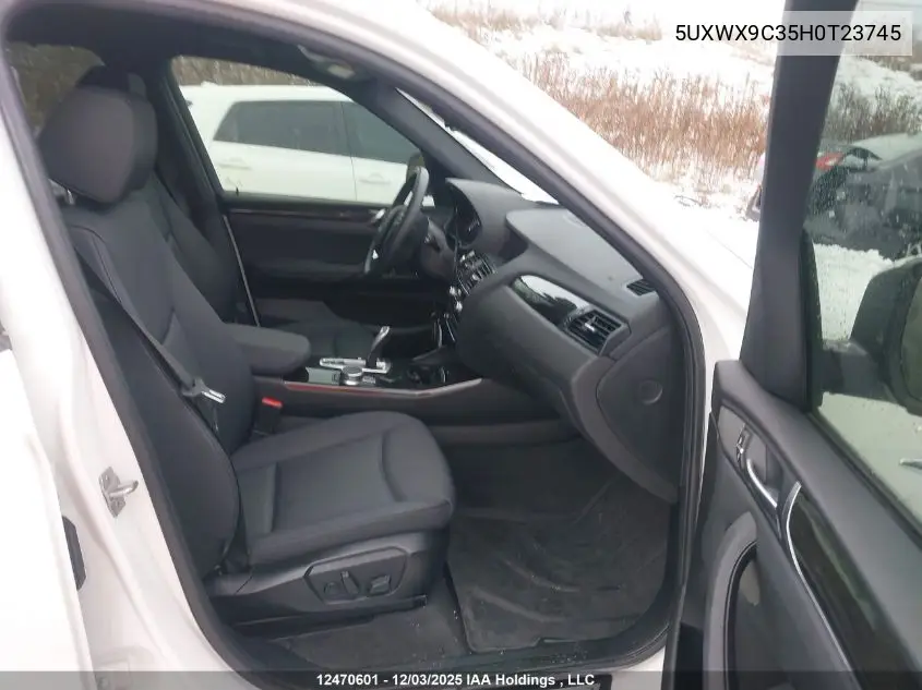 5UXWX9C35H0T23745 2017 BMW X3 2.8I