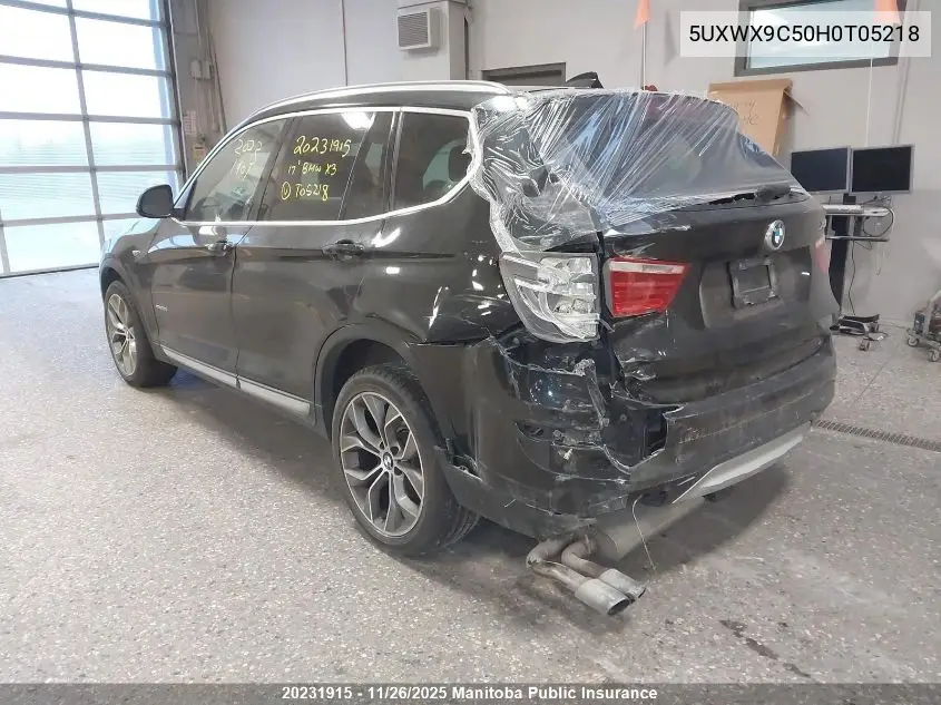 5UXWX9C50H0T05218 2017 BMW X3 28I