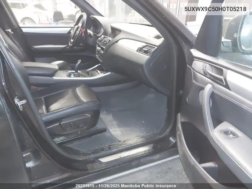 5UXWX9C50H0T05218 2017 BMW X3 28I