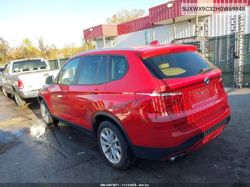 5UXWX9C32H0W69848 2017 BMW X3 xDrive28I