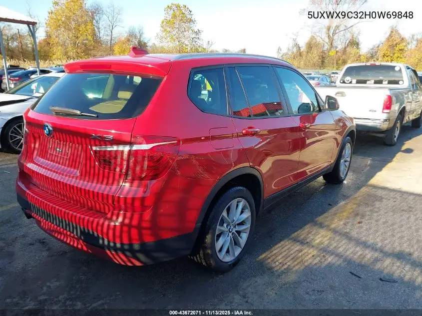 5UXWX9C32H0W69848 2017 BMW X3 xDrive28I