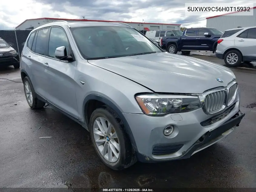 5UXWX9C56H0T15932 2017 BMW X3 xDrive28I