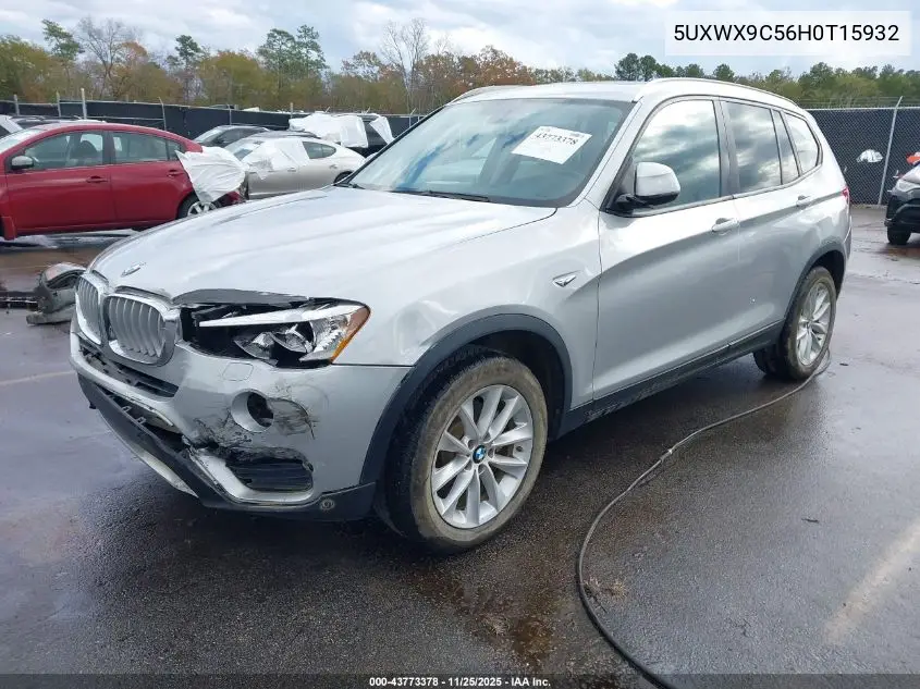 5UXWX9C56H0T15932 2017 BMW X3 xDrive28I