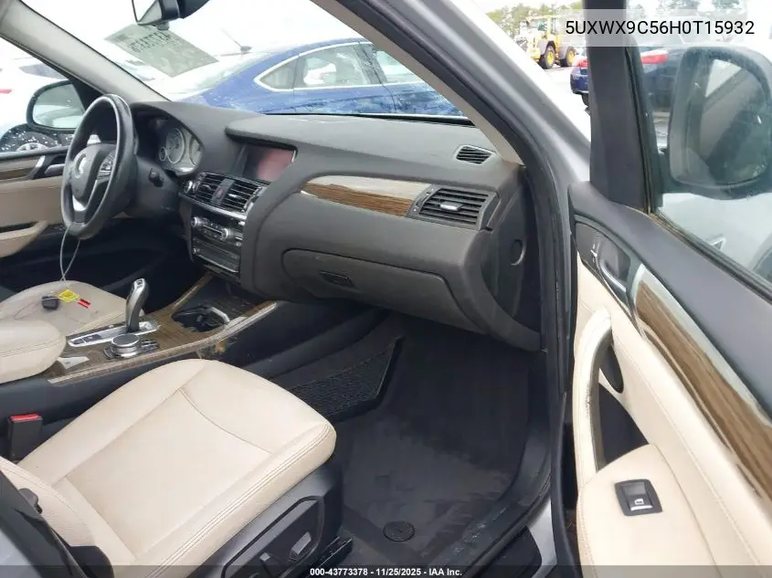 5UXWX9C56H0T15932 2017 BMW X3 xDrive28I