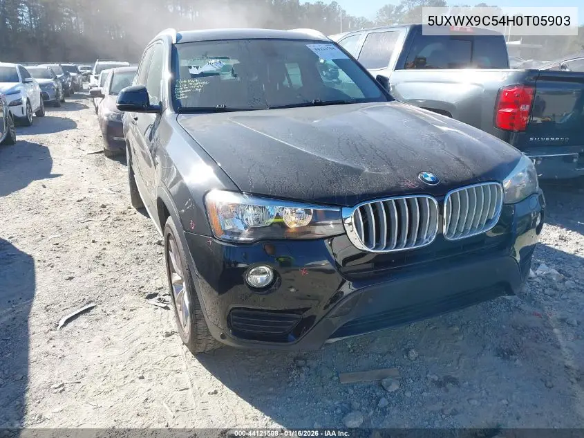 5UXWX9C54H0T05903 2017 BMW X3 xDrive28I