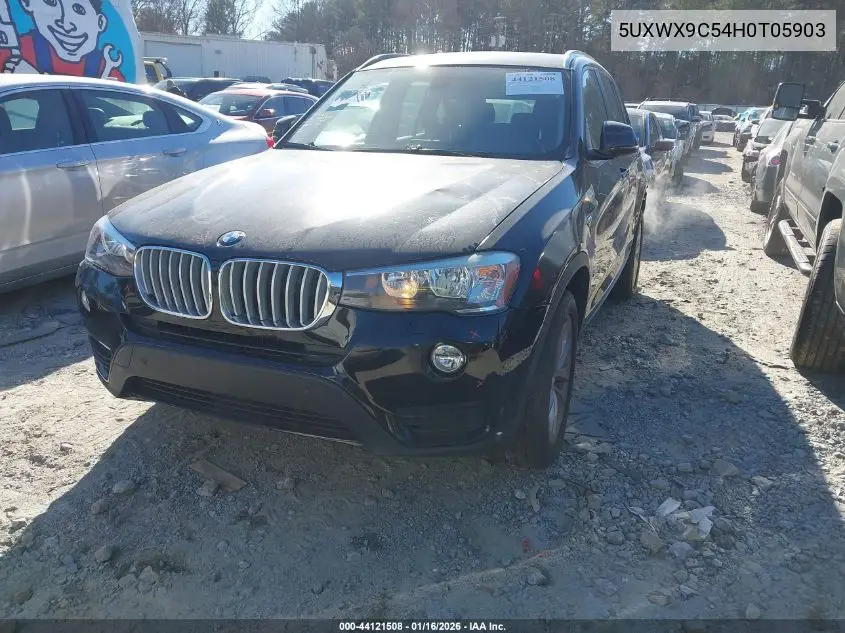 5UXWX9C54H0T05903 2017 BMW X3 xDrive28I