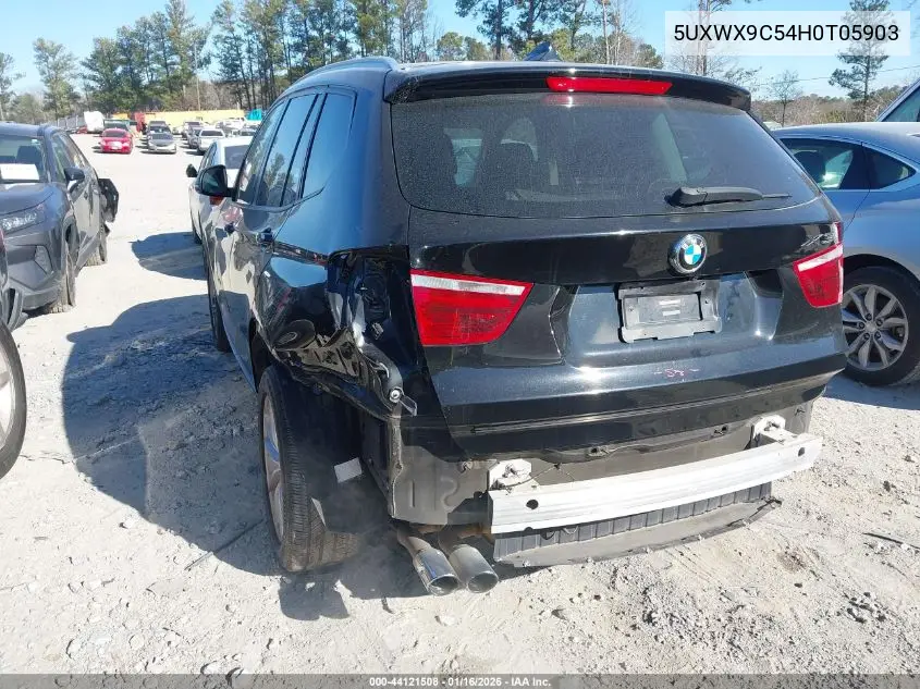 5UXWX9C54H0T05903 2017 BMW X3 xDrive28I