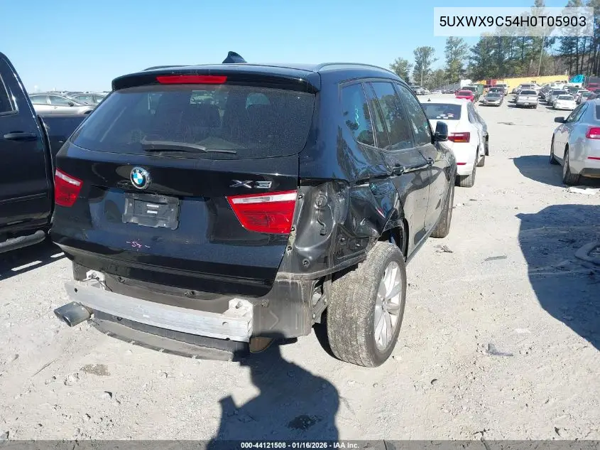 5UXWX9C54H0T05903 2017 BMW X3 xDrive28I