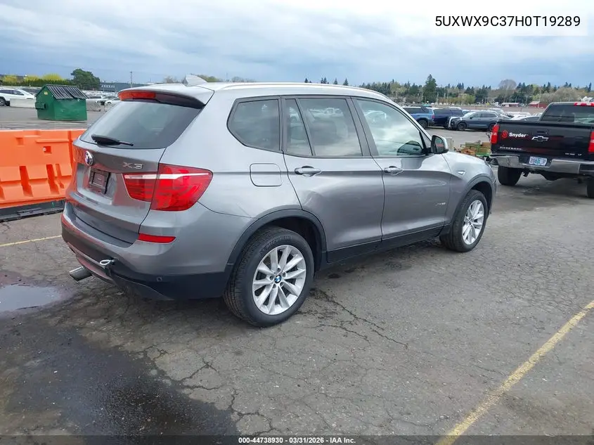5UXWX9C37H0T19289 2017 BMW X3 xDrive28I