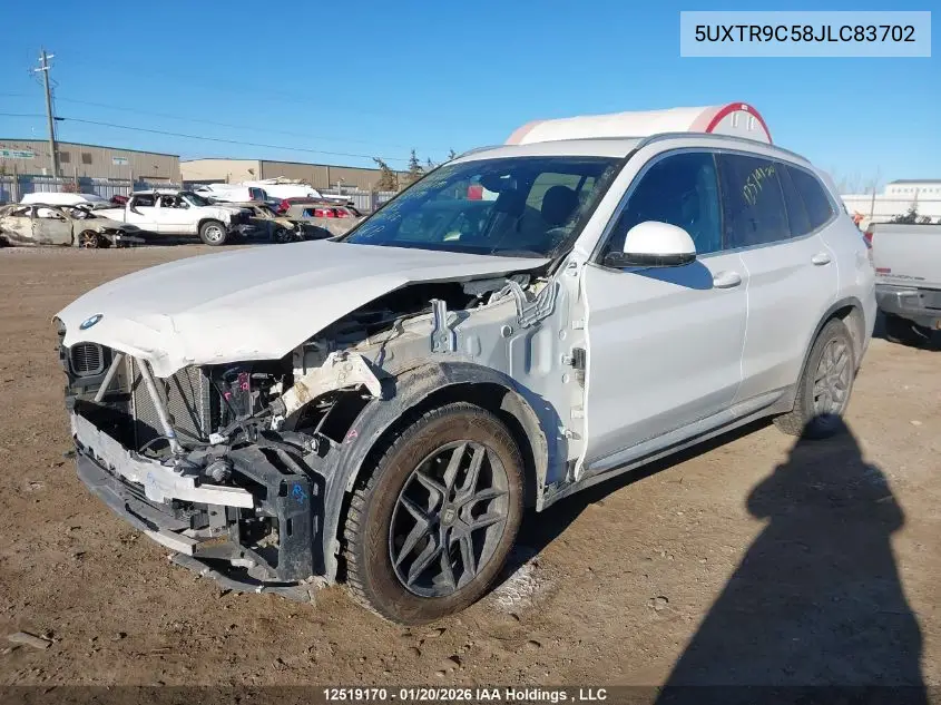 5UXTR9C58JLC83702 2018 BMW X3 xDrive30I