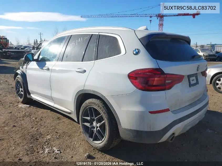 5UXTR9C58JLC83702 2018 BMW X3 xDrive30I