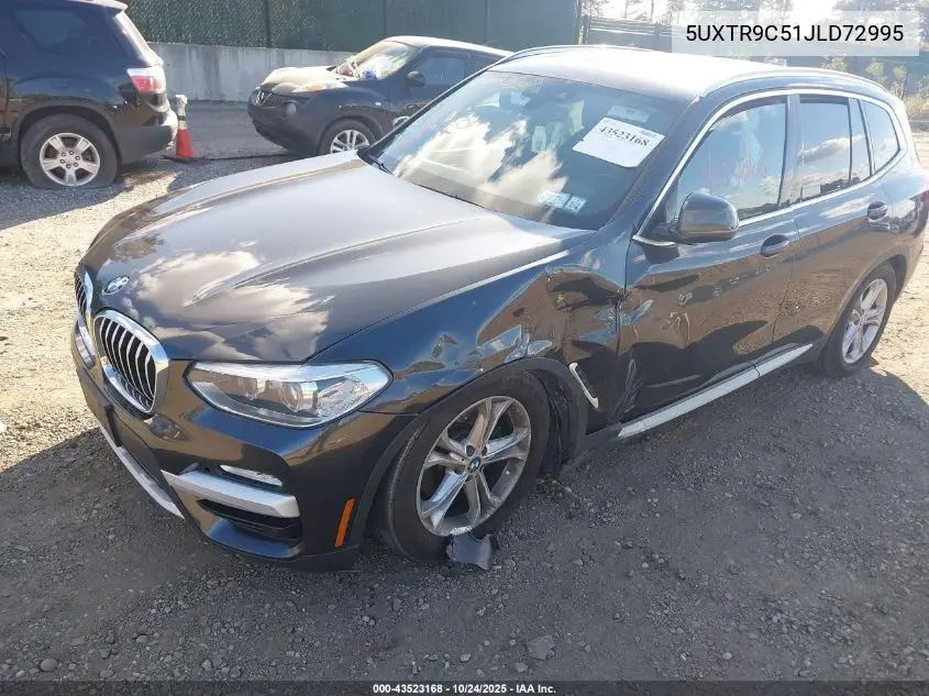 5UXTR9C51JLD72995 2018 BMW X3 xDrive30I