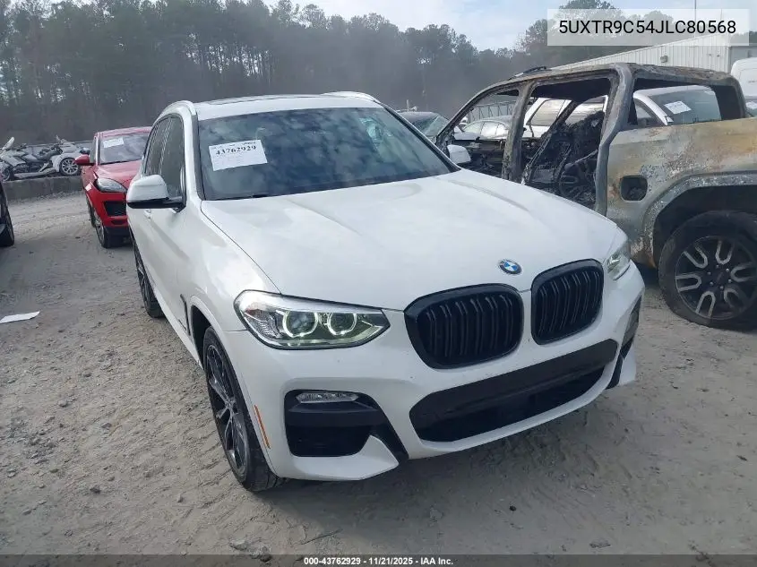 5UXTR9C54JLC80568 2018 BMW X3 xDrive30I