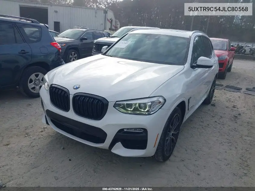 5UXTR9C54JLC80568 2018 BMW X3 xDrive30I