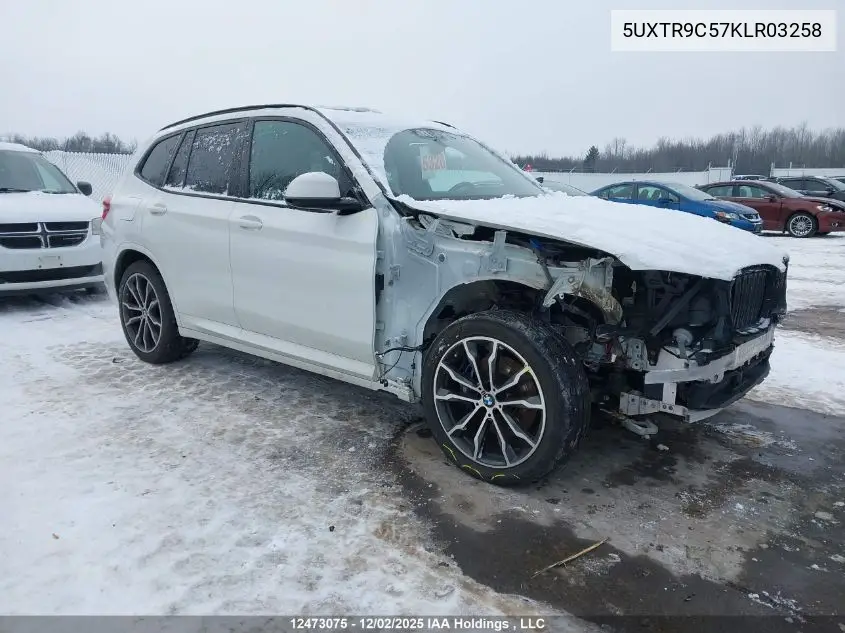 5UXTR9C57KLR03258 2019 BMW X3 xDrive30I