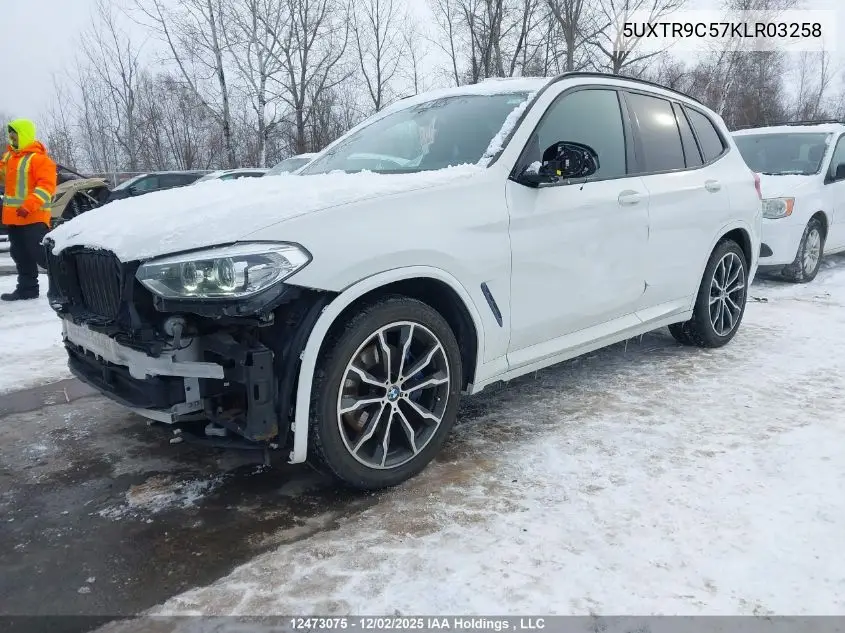 5UXTR9C57KLR03258 2019 BMW X3 xDrive30I