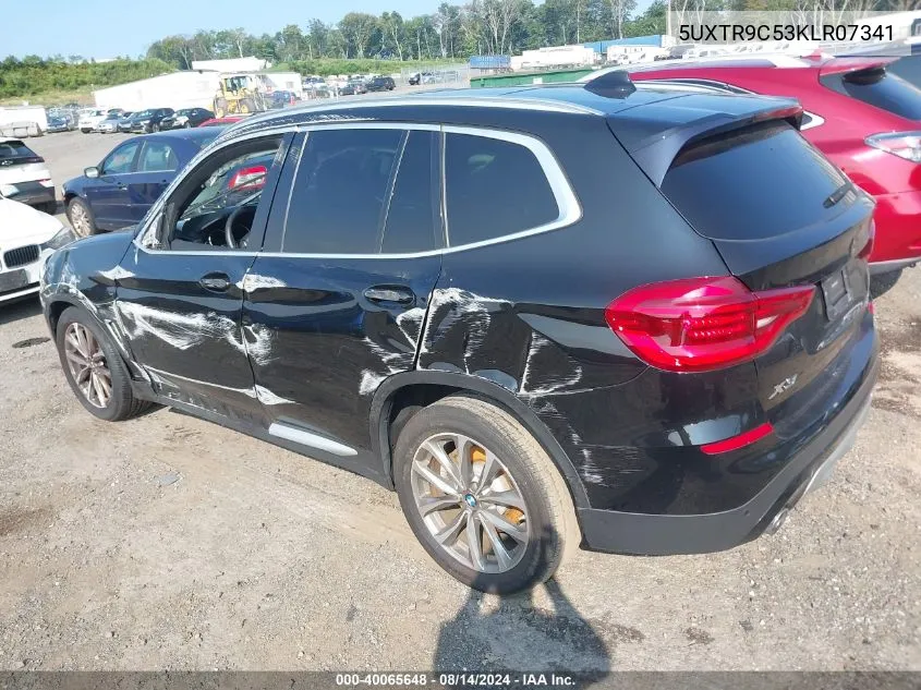 5UXTR9C53KLR07341 2019 BMW X3 xDrive30I