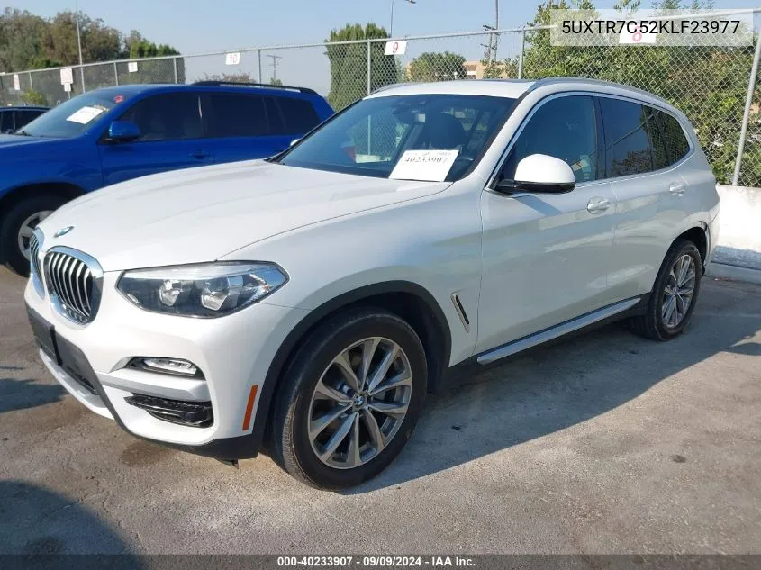 5UXTR7C52KLF23977 2019 BMW X3 Sdrive30I