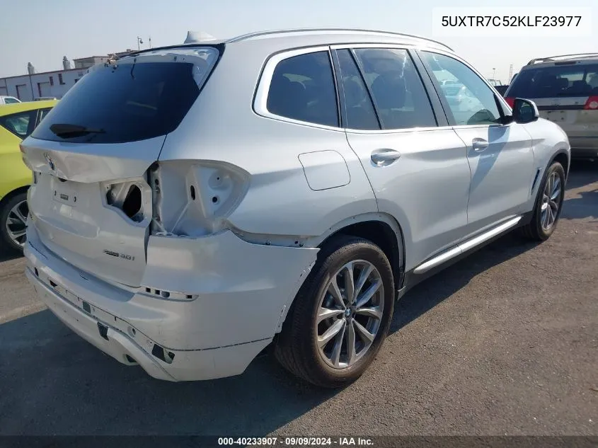 5UXTR7C52KLF23977 2019 BMW X3 Sdrive30I