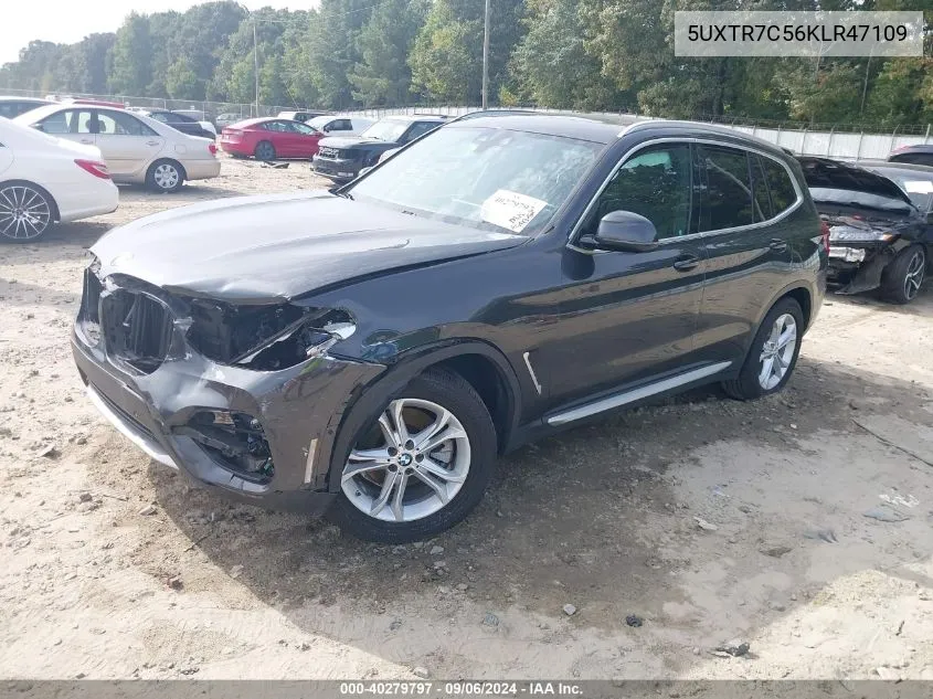 5UXTR7C56KLR47109 2019 BMW X3 Sdrive30I