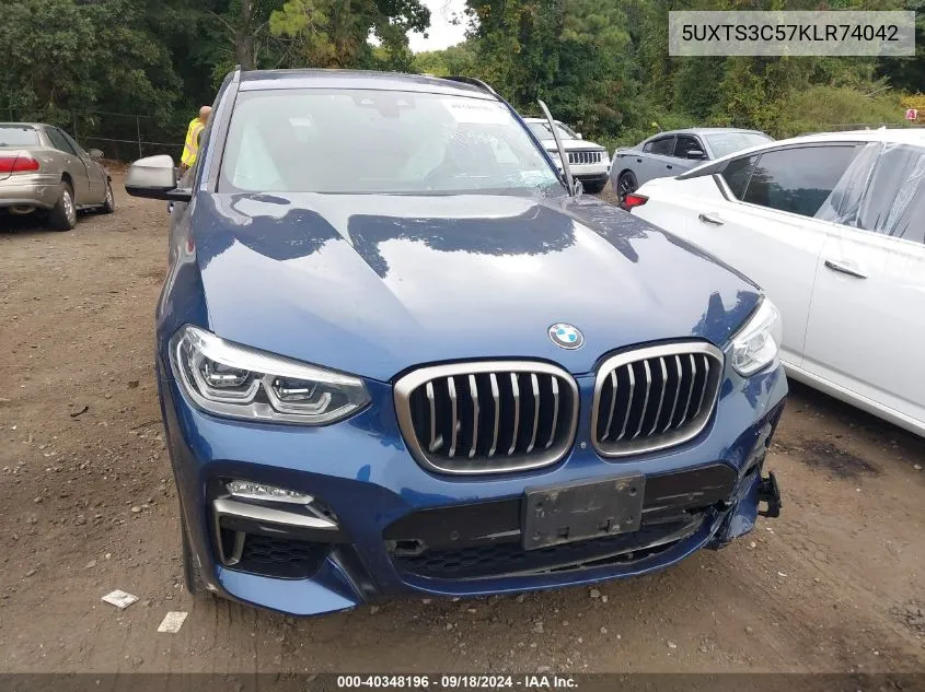 5UXTS3C57KLR74042 2019 BMW X3 xDrivem40I