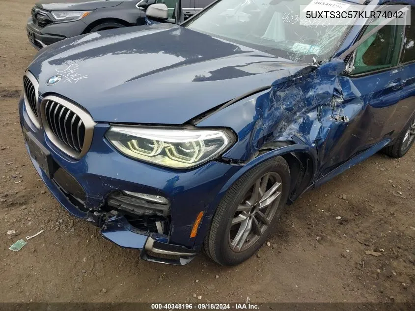 5UXTS3C57KLR74042 2019 BMW X3 xDrivem40I