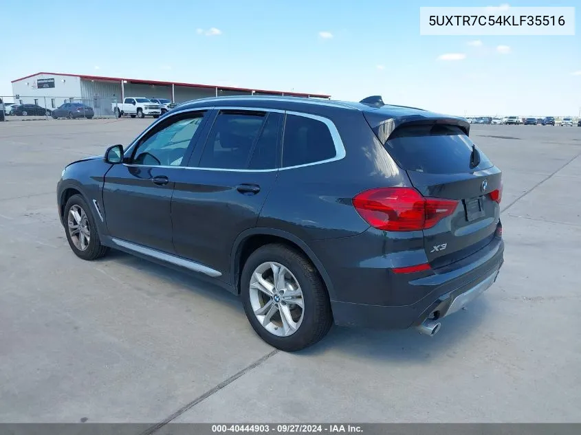 5UXTR7C54KLF35516 2019 BMW X3 Sdrive30I