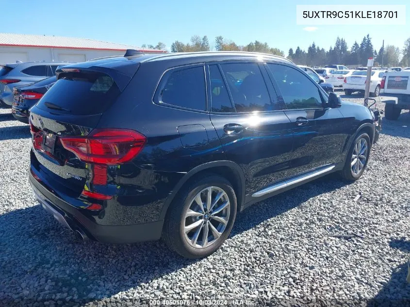 5UXTR9C51KLE18701 2019 BMW X3 xDrive30I