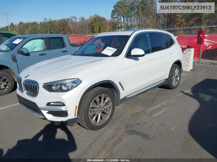 5UXTR7C59KLF23913 2019 BMW X3 Sdrive30I