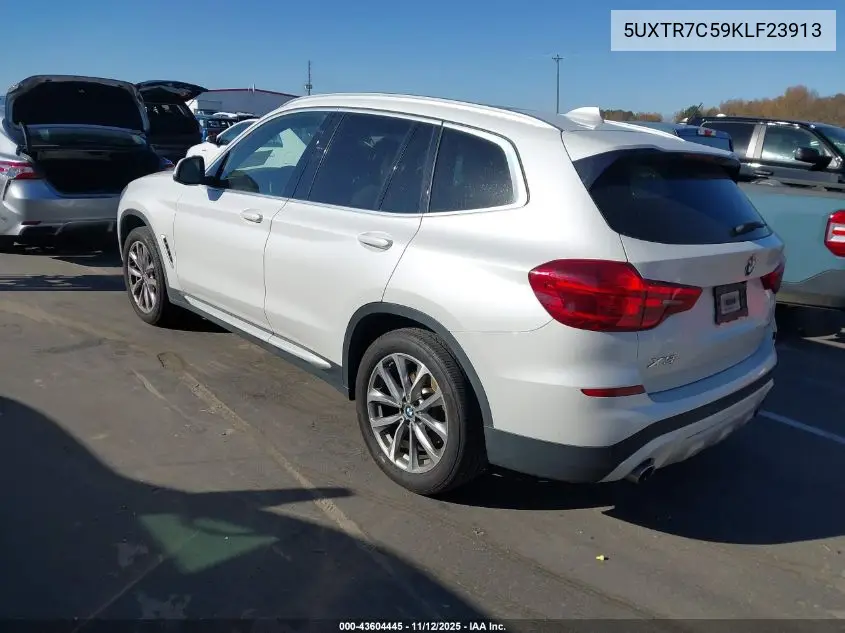 5UXTR7C59KLF23913 2019 BMW X3 Sdrive30I
