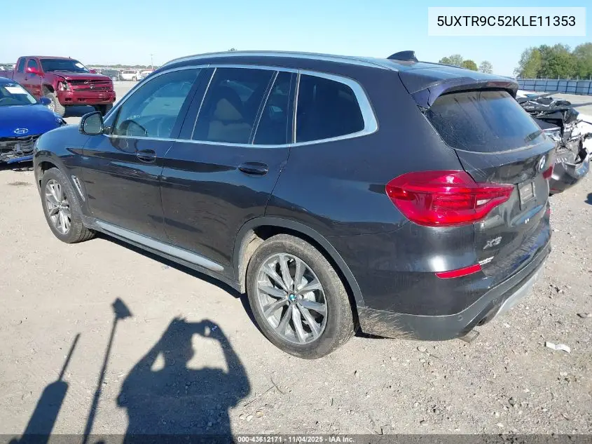 5UXTR9C52KLE11353 2019 BMW X3 xDrive30I