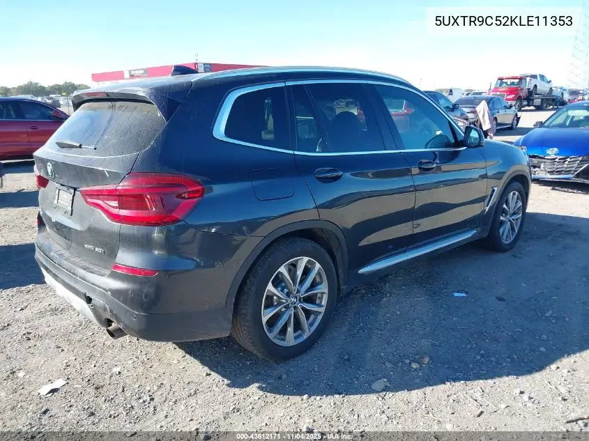 5UXTR9C52KLE11353 2019 BMW X3 xDrive30I