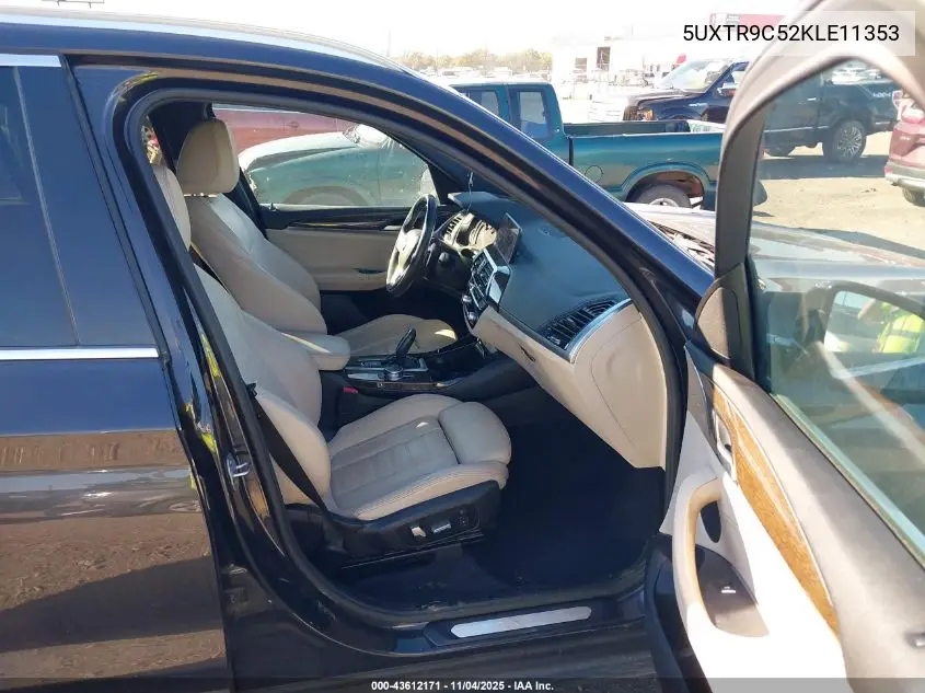 5UXTR9C52KLE11353 2019 BMW X3 xDrive30I