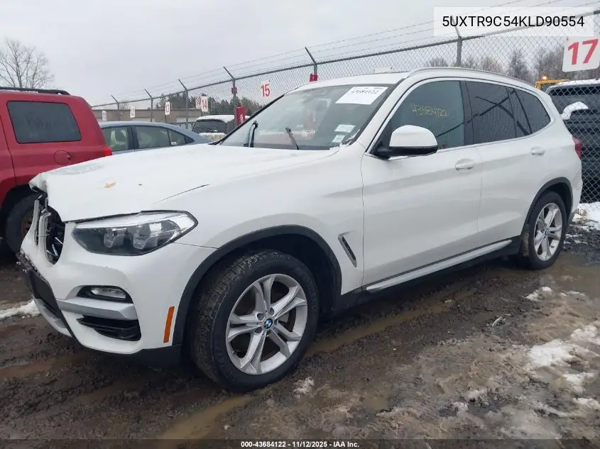 5UXTR9C54KLD90554 2019 BMW X3 xDrive30I