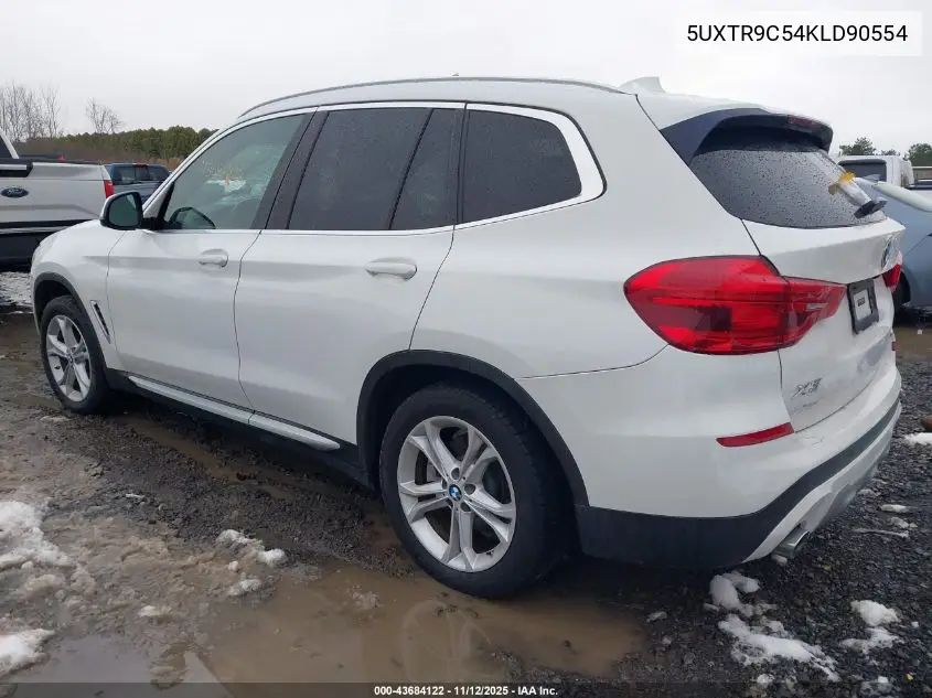 5UXTR9C54KLD90554 2019 BMW X3 xDrive30I