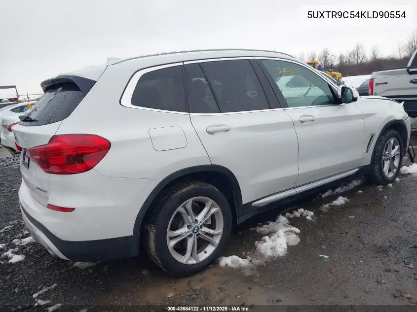 5UXTR9C54KLD90554 2019 BMW X3 xDrive30I