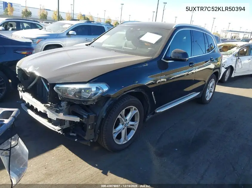 5UXTR7C52KLR50394 2019 BMW X3 Sdrive30I