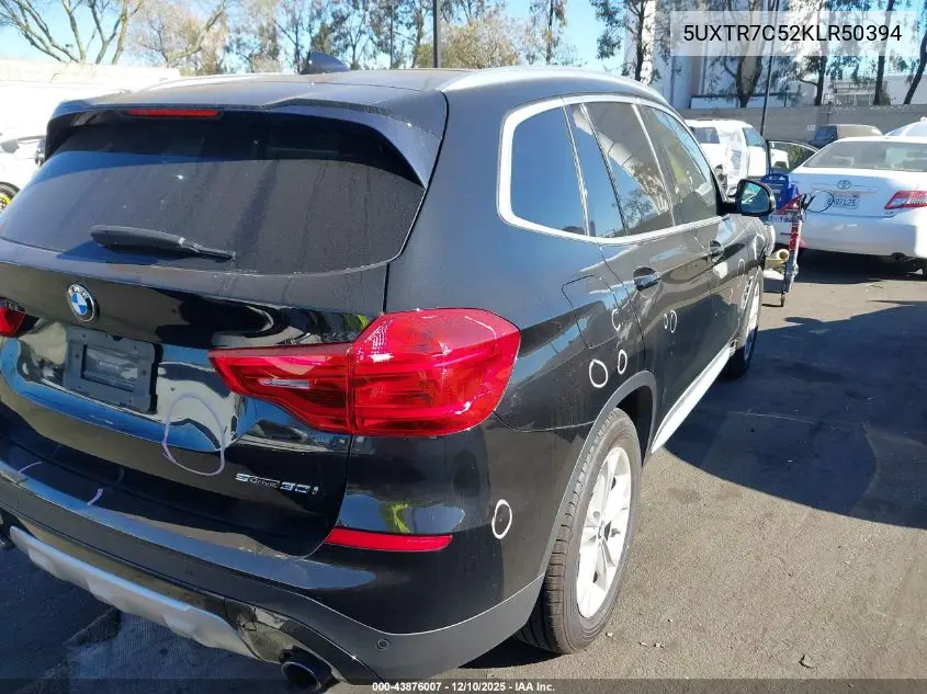5UXTR7C52KLR50394 2019 BMW X3 Sdrive30I