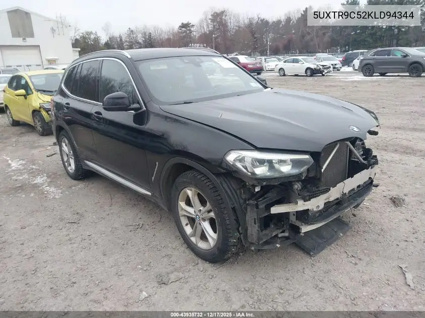 5UXTR9C52KLD94344 2019 BMW X3 xDrive30I