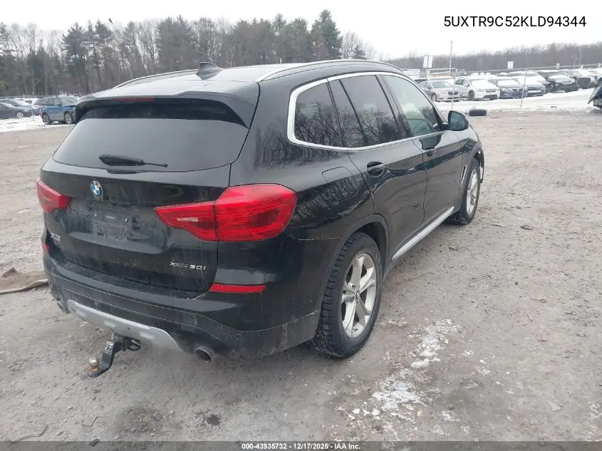 5UXTR9C52KLD94344 2019 BMW X3 xDrive30I