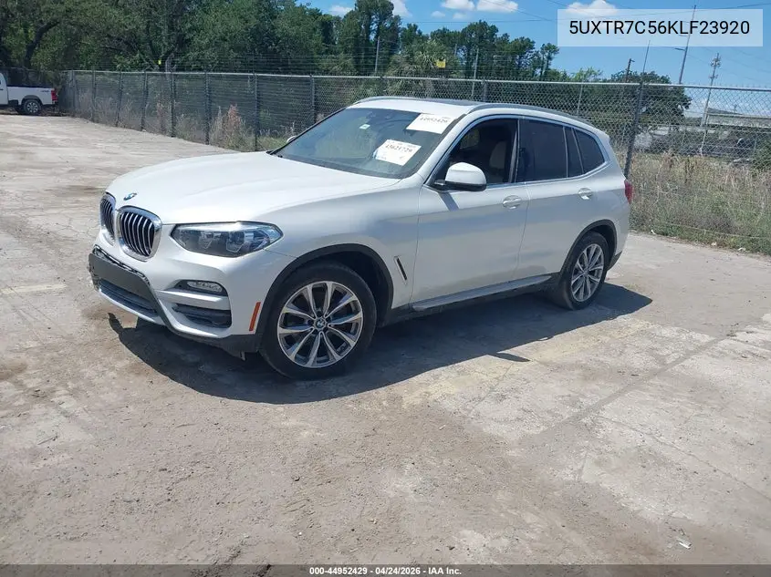 5UXTR7C56KLF23920 2019 BMW X3 Sdrive30I