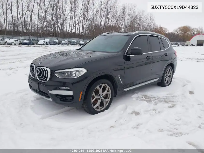 5UXTY5C0XL9D44323 2020 BMW X3 xDrive30I