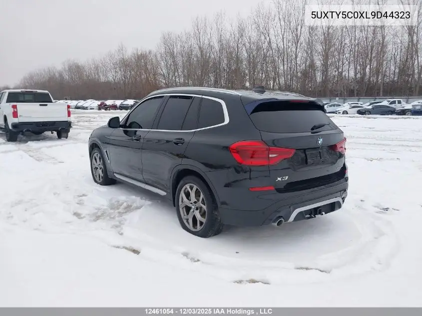 5UXTY5C0XL9D44323 2020 BMW X3 xDrive30I