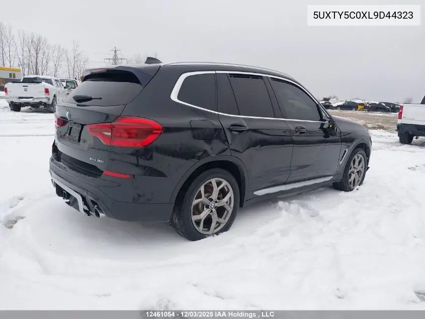 5UXTY5C0XL9D44323 2020 BMW X3 xDrive30I