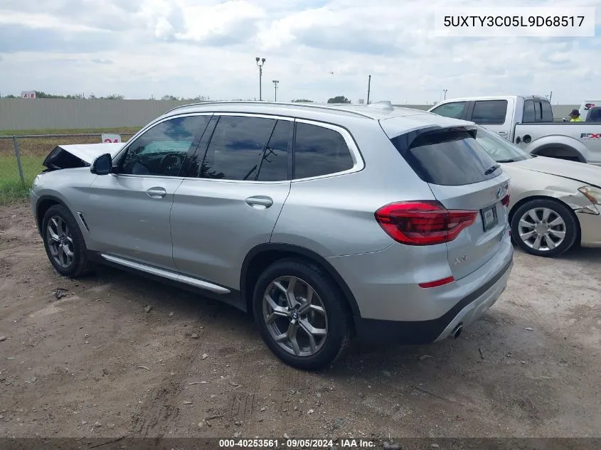 5UXTY3C05L9D68517 2020 BMW X3 Sdrive30I