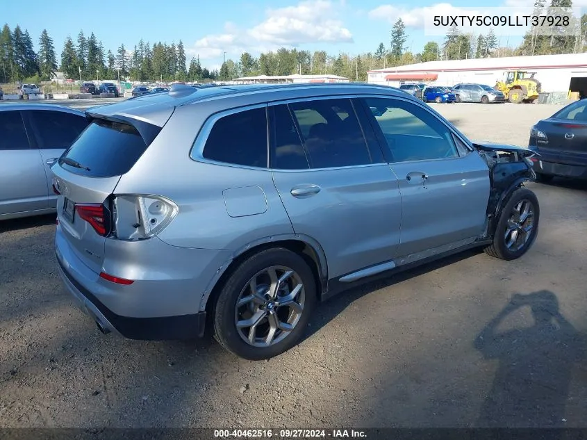 5UXTY5C09LLT37928 2020 BMW X3 xDrive30I