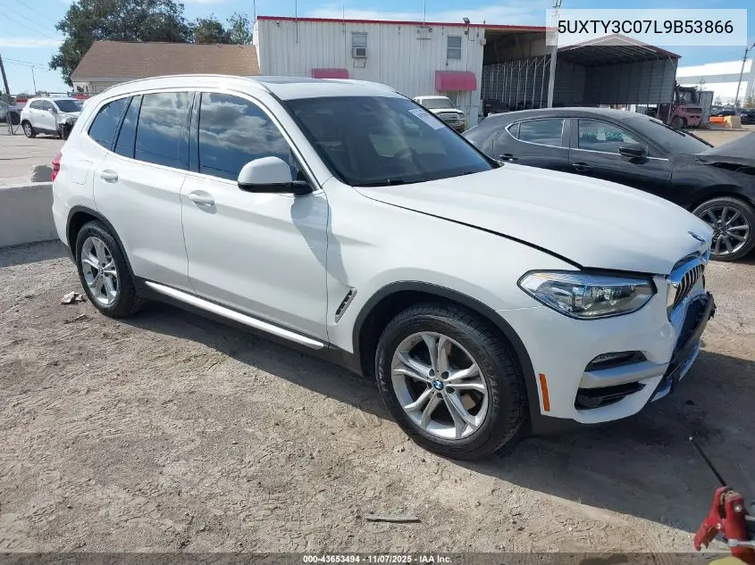 5UXTY3C07L9B53866 2020 BMW X3 Sdrive30I
